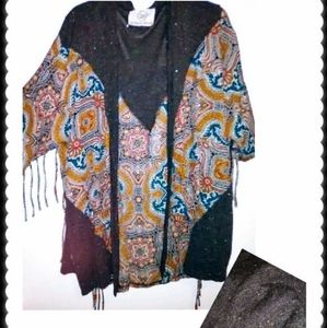 One size plus size cardigan